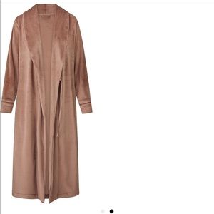 SKIMS velour robe